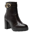 thumbnail image 1 of Botín Mujer Elegante Greenlove® Tacon Ancho Color Chocolate cafe 22, 1 of 11