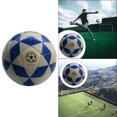 thumbnail image 4 of Balón de fútbol tamaño 5, balones Match League, balones cosidos a , juguetes deportivos, fútbol de entrenamiento en interiores para adultos, mu Azul Baoblaze Balón de fútbol, 4 of 7