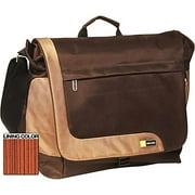Case Logic TK Expandable Messenger Bag - Notebook carrying case - 15.4" - brown