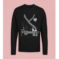 thumbnail image 5 of Halloween Ninja Assassin Costume Mens Long Sleeve T Shirt, 5 of 5