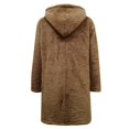 thumbnail image 4 of Ladies Lamb Wool Mid Length Cardigan Hooded Trench Coat European And Casual Coat Womens Jacket Womens Cardigan Jacket Jackets Or Women Sides Jacket Oversized Jacket Hiking Jacket Women plus Size Long, 4 of 6