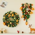 thumbnail image 3 of HaCpiu Christmas Swag Wreath, Winter Christmas Wreath for Front Door, Festive Xmas Holiday Decor for Stairs, Doors Walls, Awesome Christmas Decor, 3 of 10