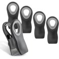 thumbnail image 1 of HAHDAXIA 5 Pc Chip Bag Clips, Kitchen Clips, Magnetic Chip Clips for Bags, Food Bag Clips with Airtight Seal (Black), 1 of 7