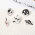 thumbnail image 3 of HOOUN Halloween Brooch Skeleton Rose Evil Ghost Cartoon Animals Flower Bush Lapel Pins-3#324xw0tk, 3 of 9