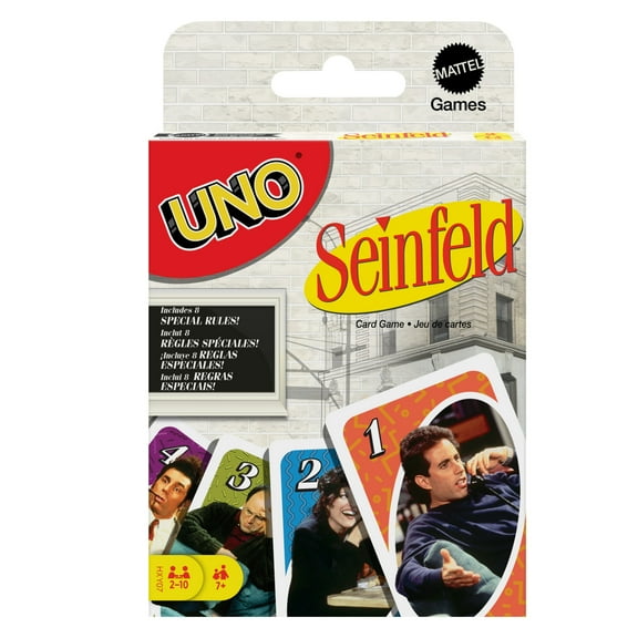 UNO Seinfeld Card Game for Kids, Adults & Family Night with Deck Inspired by the TV Show