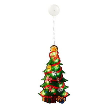 

Cptfadh Room Decor Christmas Wall Window Glass Led Lamp Decoration Pendant