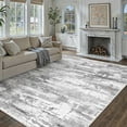 thumbnail image 3 of BERTHMEER 8'x10' Area Rugs for Living Room Large Abstract Bedroom Dining Room Modern Machine Washable Non-slip Rugs,Gray, 3 of 10