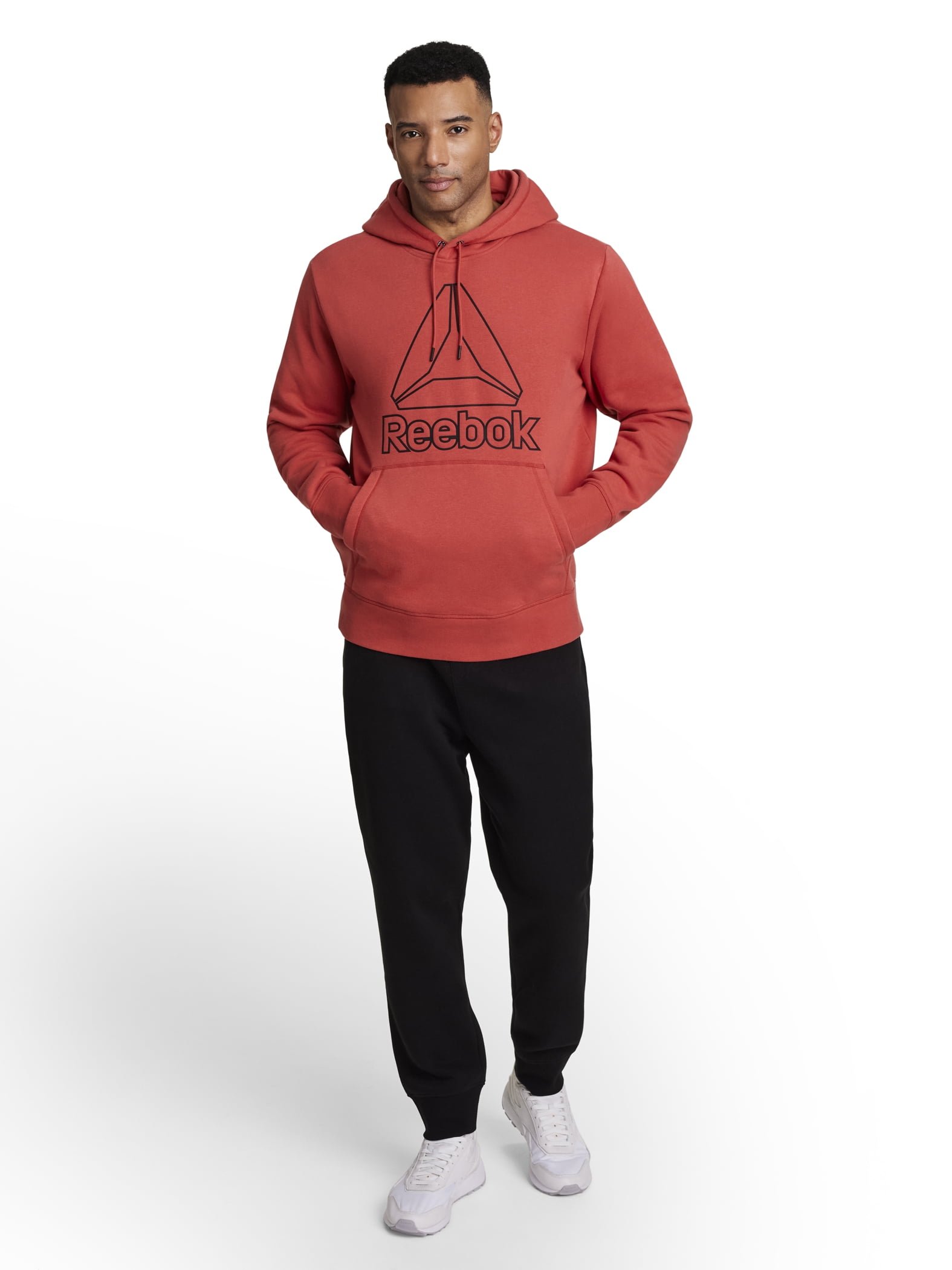 Reebok Men's and Big Men's Game Day Fleece Hoodie, Sizes XS-5XL