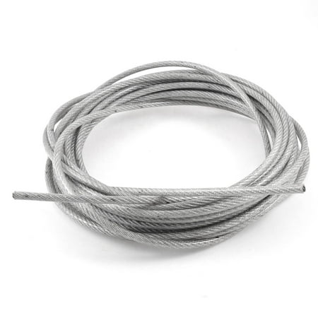 

PVC Coated Hoisting Lifting 10mx5mm Stainless Steel Flexible Wire Cable