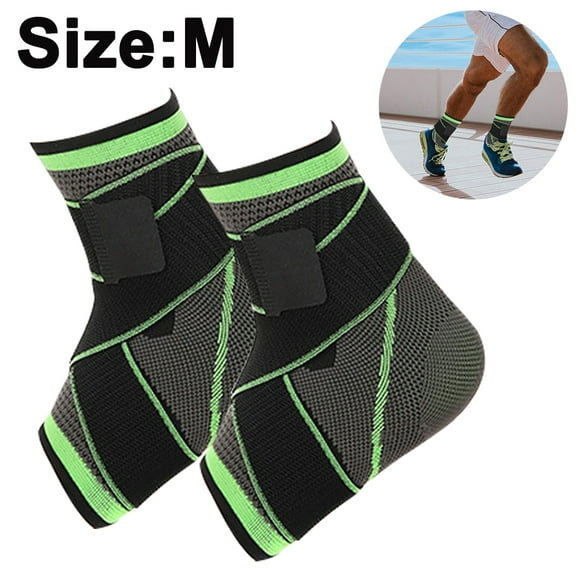 Sports Ankle Support, Adjustable Ankle Brace for Women and Men, Stabilize Ligaments, Eases Swelling and Sprained Ankle, Breathable Compression,