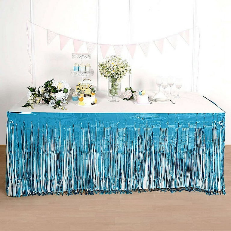 Fringe table skirt walmart cheap