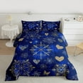 thumbnail image 2 of Castle Fairy 2-Piece Twin Size Comforter Set - Snowflake Christmas Print, 2 of 8