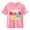 Pink, variant on EnJoCho 100 Days School T-Shirt Toddler Boys Girls Kindergarten Primary Student 100th Day Celebration Shirt Top Tee Short Sleeve Kids Clothing