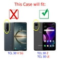 thumbnail image 2 of Slim-Fit Gel TPU Phone Case for TCL 30Z / 30 Z / 30 LE, by OneToughShield ® - Chevron/Teal/Deer, 2 of 3