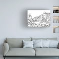 thumbnail image 3 of Melissa Wang 'Secret Greece in B&W II' Canvas Art, 3 of 3