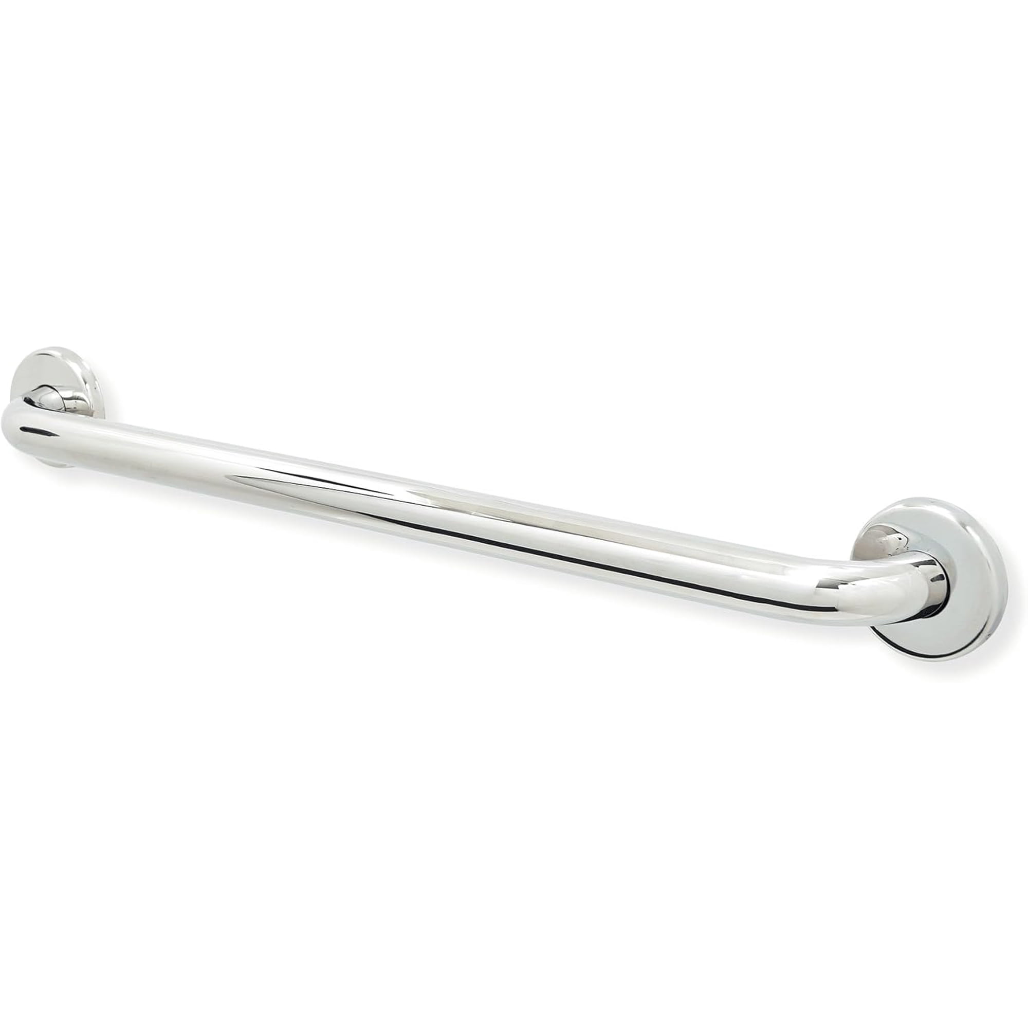 32” Shower Handle Smooth Grip | 304 Stainless Steel Grab Bars for Bathtubs and Showers | Polished Chrome ADA Standard Hand Rails for Seniors, Children, Injured People | Supports Upto 400lbs