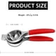 thumbnail image 4 of Exprimidor de limones manual con mango suave - Resistente - Para exprimir limones y cítricos - Fácil de limpiar - 22 cm - Rojo, 4 of 5