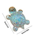 thumbnail image 5 of Creative Ornament​​ Quicksand Flash Turtle Ornament Dazzling Color Burst Jewelry Decor Creative Table Accent 20ml Glitter Display Multicolor Sparkle Turtle​​, 5 of 5