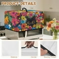 thumbnail image 7 of Whosucclay Cat Daisy Print Microwave Cover with Top Handle Oil-Proof Microwave Breathable Oven Dust Protector Scratch Resistant Decorative Dust Proof Cover-L, 7 of 7