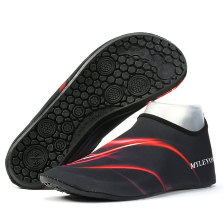 

FUTATA Water Shoes For Women Men Barefoot Beach Swim Shoes Non Slip Aqua Socks Water Sports Skin Shoes For Yoga Dive Surf Swim Beach Exercise Pool