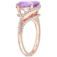 thumbnail image 3 of Everly Women's Amethyst 14K Rose Gold Engagement Ring, 3 of 8