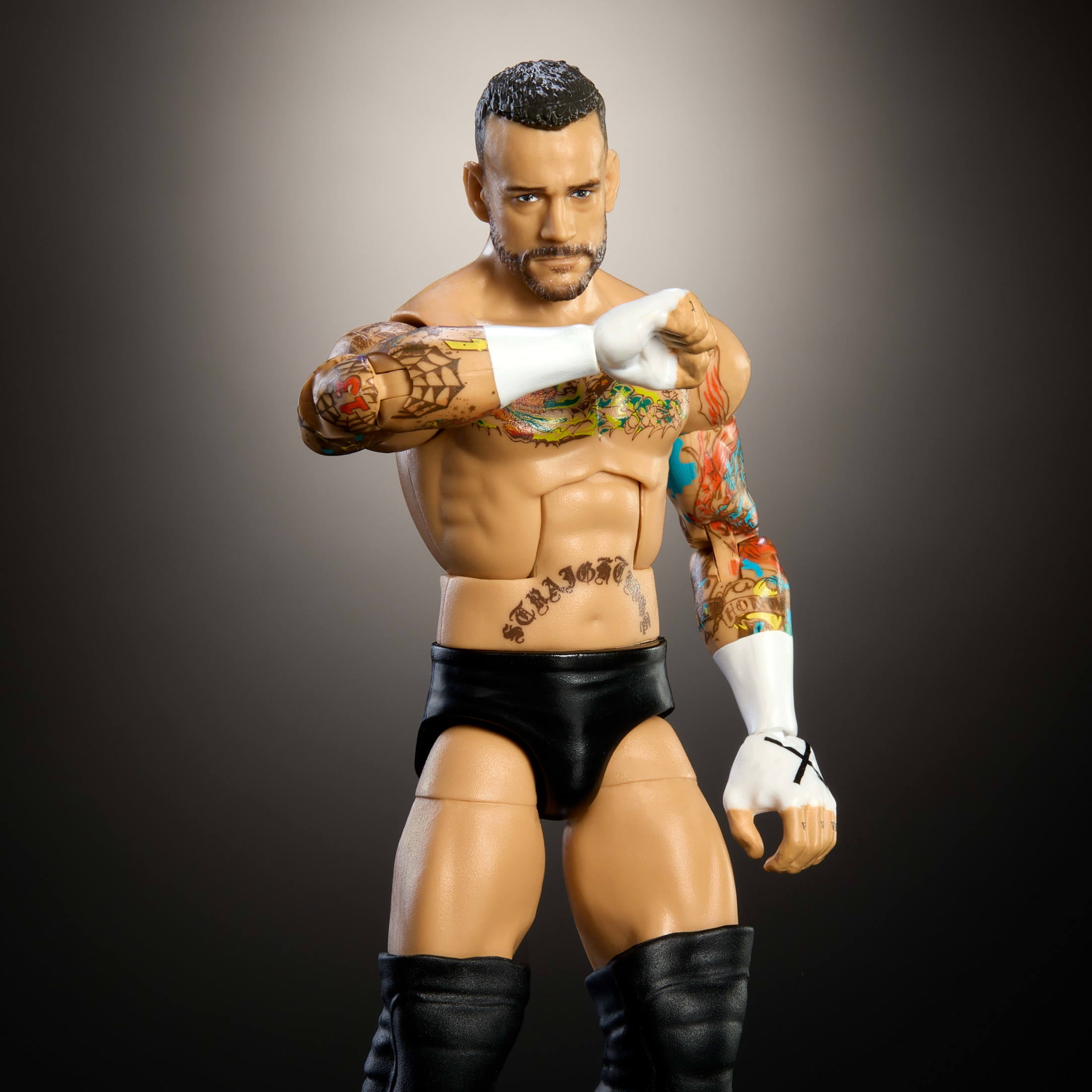 WWE Top Picks Elite Action Figure & Ring Gear, Accessories Set, CM Punk 6-inch Collectible