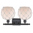 thumbnail image 2 of Innovations Lighting - Farmhouse Rope - 2 Light Bath Vanity In Industrial, 2 of 3