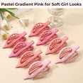 thumbnail image 5 of 8 Pack French Flat Hair Clips for Women – Large Matte No-Slip Claw Barrettes for Thick & Thin Hair, Strong Hold Styling Accessories, 5 of 8