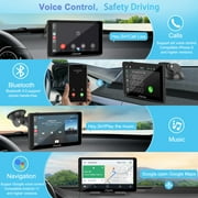 Carpuride Wireless Car Stereo for Apple Carplay 7 Portable Touch Screen Android Auto for Car C3