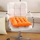 thumbnail image 3 of Almohadón de algodón suave para silla o sofá, disponible en tono naranja y otros colores, tamaño práctico y ligero para tu comodidad., 3 of 6