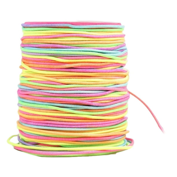 Elastic String for Bracelets, Elastic Cord Jewelry Bracelet String for  Bracelet, Necklace Making, Beading and Sewing (1.5 MM, 10 Yards) - Walmart .ca