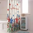 thumbnail image 4 of 4th of July Shower Curtain Star American Flag Memorial Patriotic Shower Curtains for Bathroom Decor Independence Day Patriotic Liberty Bath Curtains Sets with Hooks Waterproof 72" x 72", 4 of 6