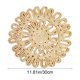 thumbnail image 3 of Woven Corn Husk Placemat 2 Sizes Natural Round Heat Resistants Table Mat For Kitchen Dining Boho Home Decor, 3 of 6
