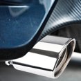 thumbnail image 4 of 63mm Stainless Steel Exhaust Tip Automatic Vent Pipe Straight Through Design Car Accessory Upgrade, 4 of 4