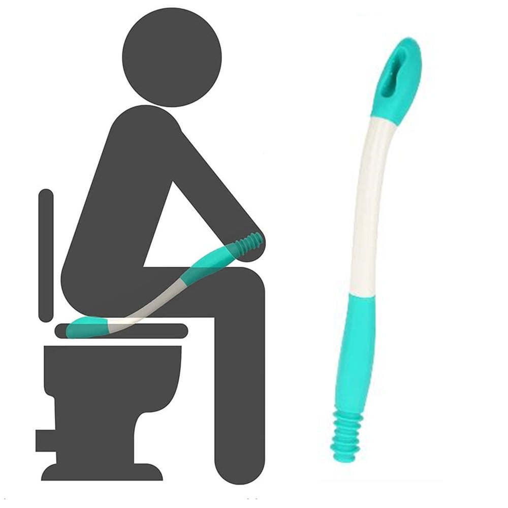 MUTOCAR Long Handle Reach Comfort Wipe, Self-Assist Toilet Aid, Ideal Daily Living Bathroom Aid for Limited Mobility