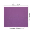 thumbnail image 2 of Unique Bargains Cartes de Nom de Table, Lot de 50 Cartes Décoratives Pliables Vierges, Violet, 2 of 5
