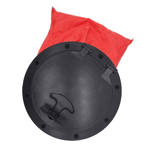 Zeiwohndc Boats Hatch Cover with Waterproof Bag Deck Inspection Latch Lid Round Plate
