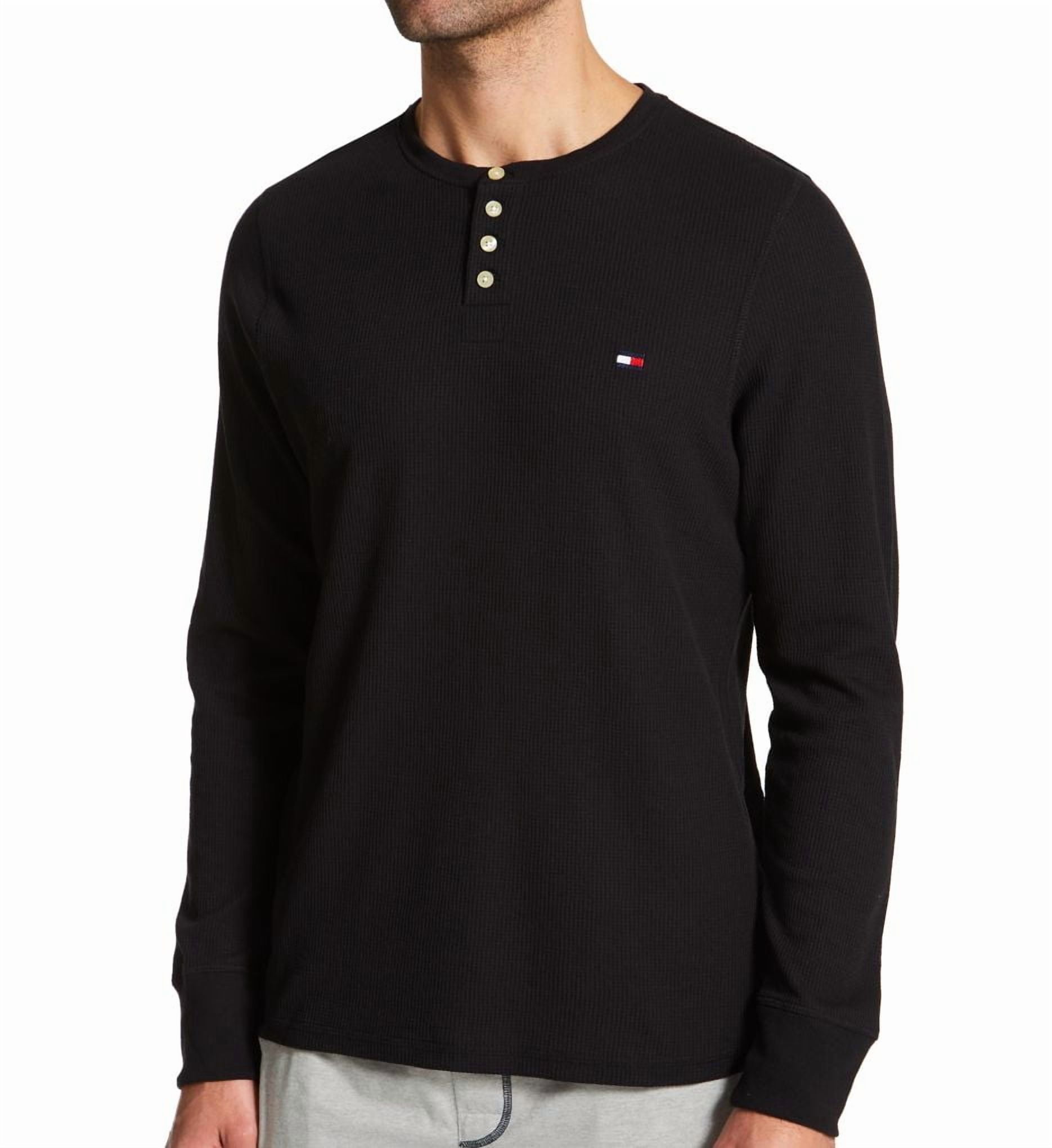 Men's Tommy Hilfiger 09T4076 Thermal Long Sleeve Henley