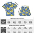 thumbnail image 3 of joogoo Boy Shorts Set Ducks on Wavy 2 Piece Short Sleeve Button Down Hawaiian Shirt Shorts 9-10Y, 3 of 8