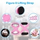 thumbnail image 4 of Correa de levantamiento Uxcell, envolturas para muñecas de levantamiento de pesas, agarres acolchados para entrenamiento de fuerza y fitness, color rosa grande, 4 of 7