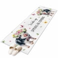 thumbnail image 2 of Spring Pig 2'x6' Runner Rug, Butterfly Botanical Floral Summer Washable Non-Slip Area Rugs for Hallway Kitchen Floor Bedroom Entryway, StainResistant Laundry Carpet Decoration Indoor Mat, 2 of 9