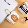 thumbnail image 2 of Cartera pequeña de cuero ultrafino para auriculares con Bluetooth, minibolso para guardar pintalabios, monedero, colgante para mujer, 2 of 6