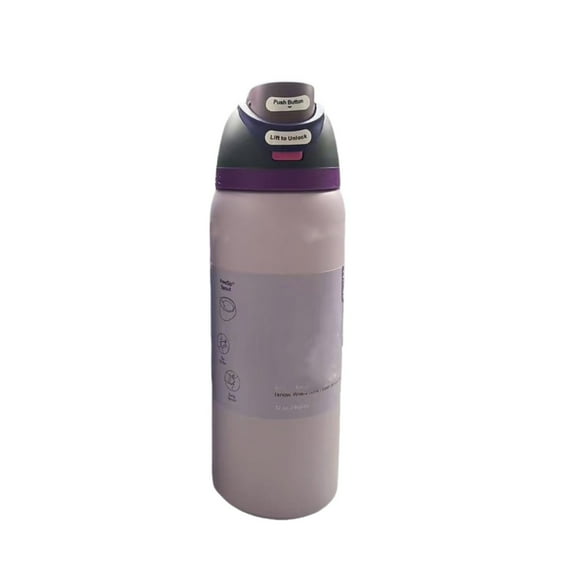 Owala Stainless Steel Water Bottle 32 oz - Purple & gray