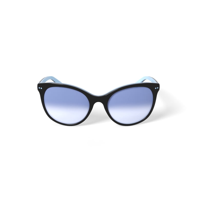 Calvin Klien Ck18509SG Sunglasses Black/Grey Gradient New Calvin Klein Grey Gradient Oval Ladies Sunglasses Ck18509sg  main image 3