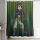 thumbnail image 1 of Cortina de ducha de Kim Possible con diseño de dibujos animados, con 12 ganchos, impermeable, lavable, de poliéster, para decoración del baño, 60 x 72 pulgadas, de hierro, 1 of 8