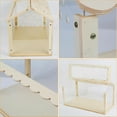 thumbnail image 5 of 31inch Hamster cage Wooden with Acrylic, Dwarf Hamster cage, Small Animal Habitat with Openable Top, Mouse cage for Guinea Pigs, Chinchillas, Gerbil, Syrian Hamster (31inch), 5 of 9