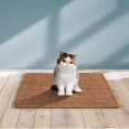 thumbnail image 2 of lionlar Natural Sisal Cat Scratcher Mat Claws Scratch Pad Non Slip Pet Sleeping Mat S, 2 of 9