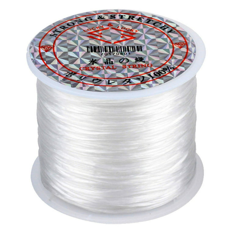 WCY-102-0.8MM Stretch Elastic Beading Cord Crystal Wire Thread