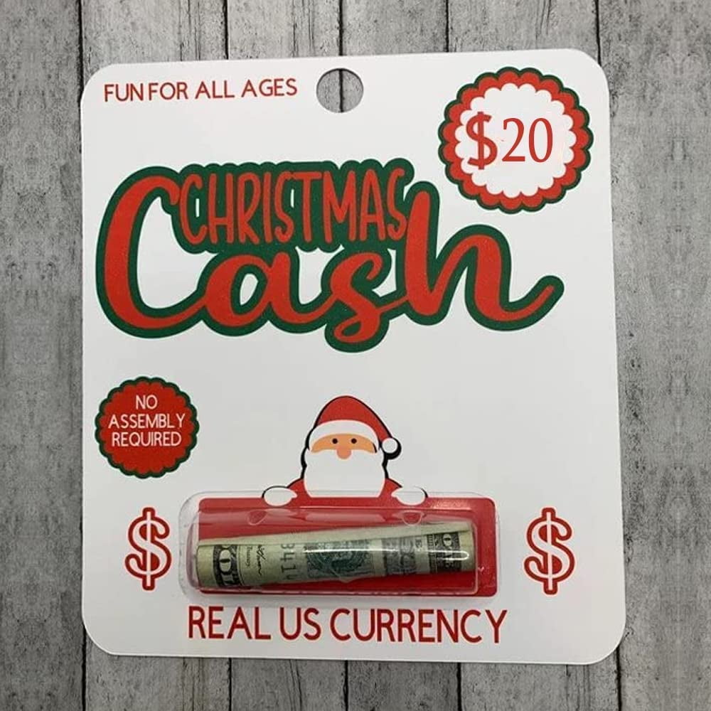 Money Holder Christmas Cards, Money Organizer for Cash, Emergency Money Holder, Christmas Money