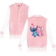thumbnail image 2 of Chaqueta bomber universitaria de béisbol Lilo Stitch para hombre y mujer, estilo hip hop, estilo Harajuku, para niños y niñas, abrigos individuales, 2 of 5